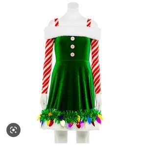 Green Christmas party Dress in size Small
Worn once 
Wonderful condition